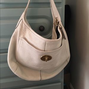 Coach pebbled leather hobo