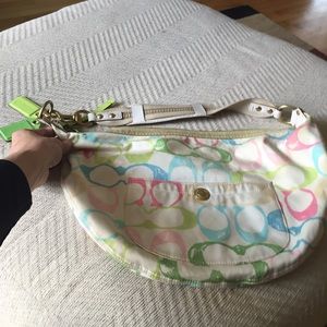 Coach multicolored purse