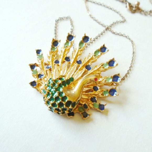 Peacock necklace - Picture 2 of 5