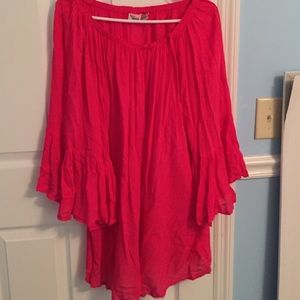 Indian Tropical Fashion over the shoulders dress