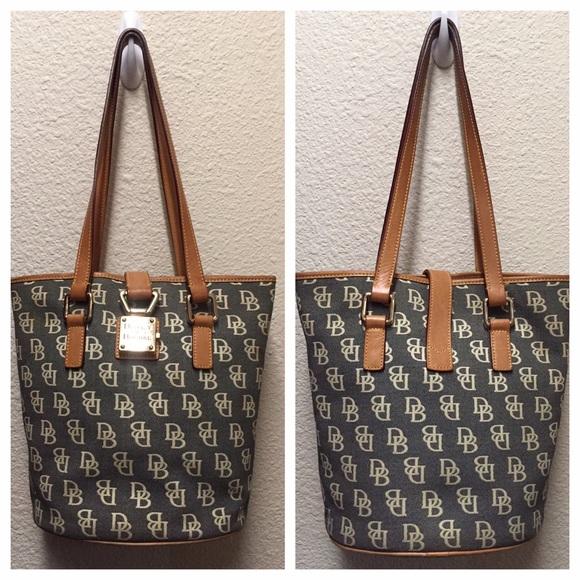 Dooney & Bourke Signature North South Bucket Bag