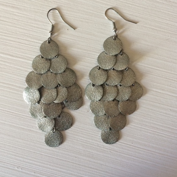Silver earrings