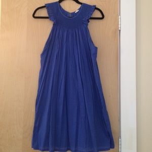 Beautiful blue flowy J Crew dress