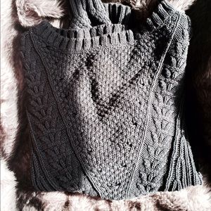 Tumblr knit cropped sweater