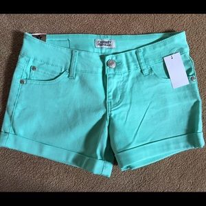 Teal Shorts
