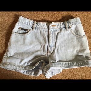 high waisted Jean shorts