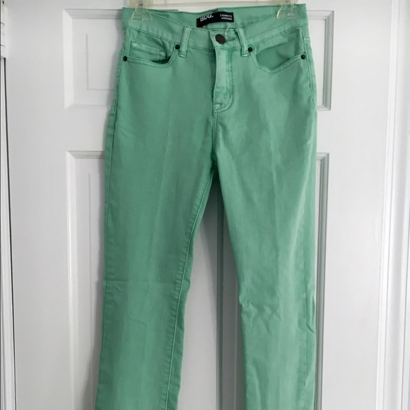 Urban Outfitters green high rise cigarette jean