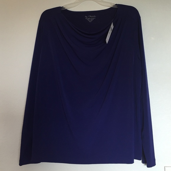 Chico's Forward Shoulder Drape Top