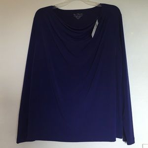 Chico's Forward Shoulder Drape Top