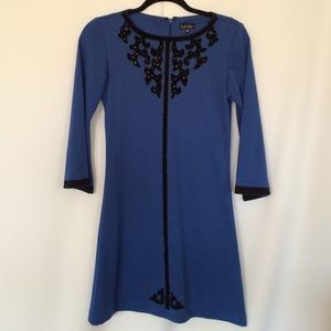 Nicole Miller Child Holiday Blue Dress