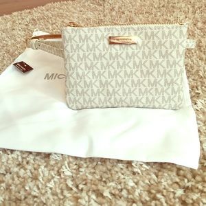 White Michael Kors Belt Bag