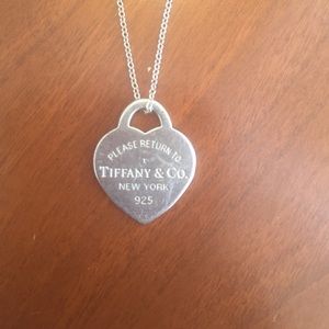 Return to Tiffany Heart Tag Pendant - small