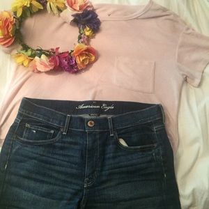 AEO high-waisted shorts