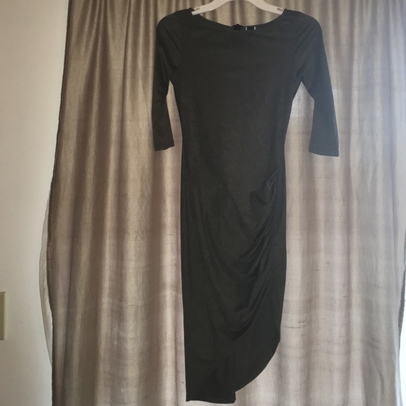 🌸suede olive green dress