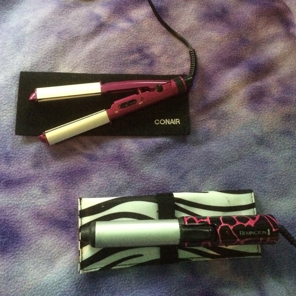 Mini hair straighten & hair curling iron - Picture 1 of 3