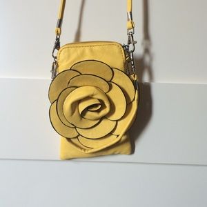 Yellow mini purse