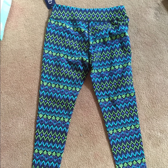 NWT Chaps sport leggings
