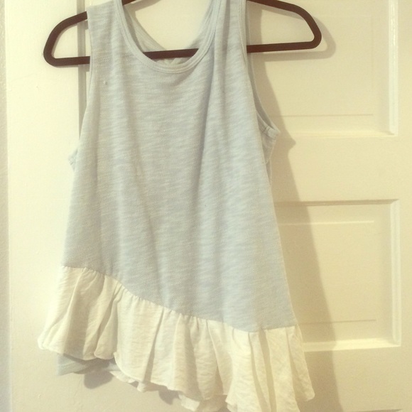 Anthropologie asymmetrical tank