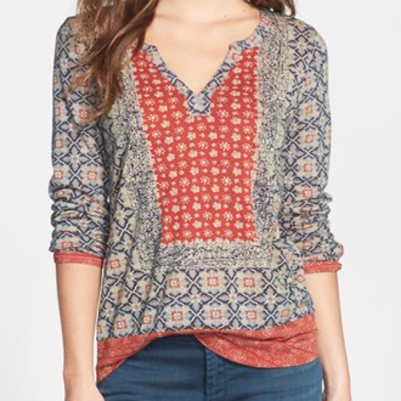 Lucky Brand patterned top