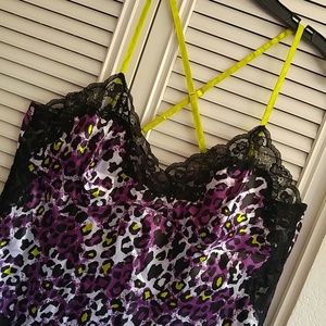 Chemise Lace Sides Set