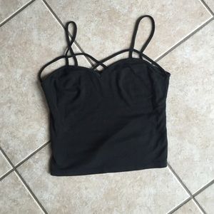 Cropped brandy shirt