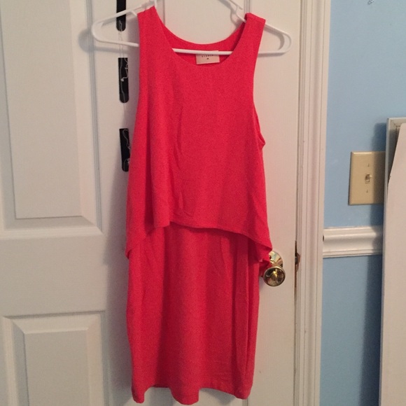 Coral dress