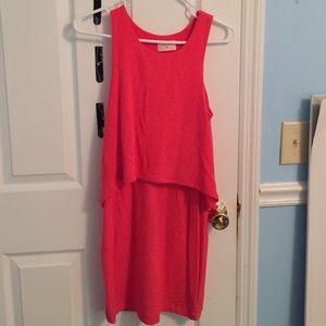 Coral dress