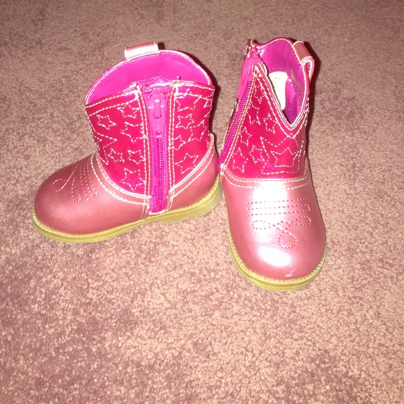 Pink boots