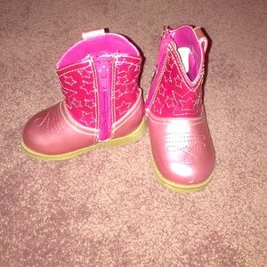 Pink boots