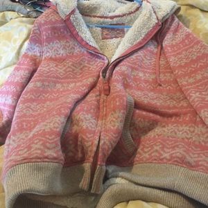 Cute faux fur kohls hoodie