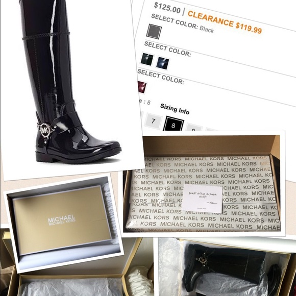Michael Kors Rain Boots NWT