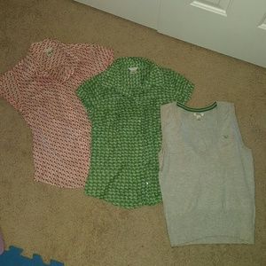Tops and vest