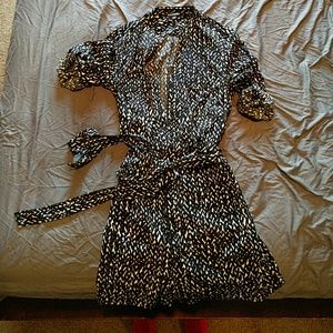 Black and white dress