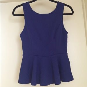 Forever21 peplum top!