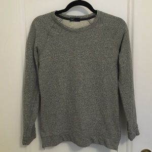 Gap grey sweatshirt with zipper details