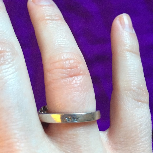 Lagos Sterling Silver 18k Gold Fluted Caviar Ring - Picture 2 of 3