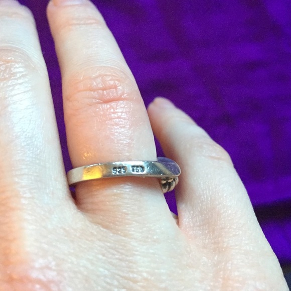 Lagos Sterling Silver 18k Gold Fluted Caviar Ring - Picture 3 of 3