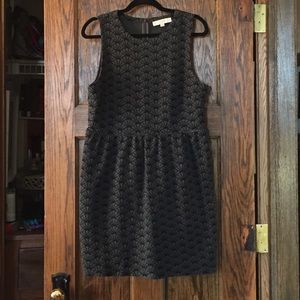 Charcoal Grey LOFT dress, Size 14