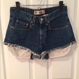 Levi's cut-off shorts