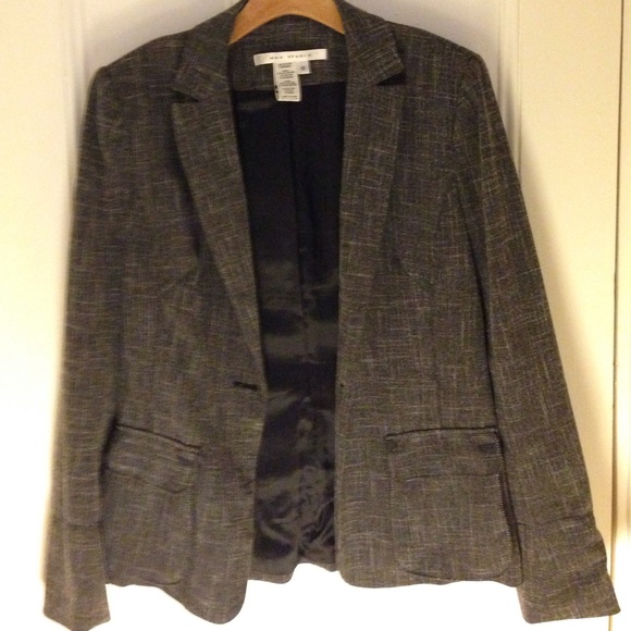 Textured gray/white jacket only worn a few times! - Picture 1 of 4