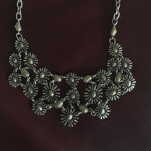 Floral statement necklace