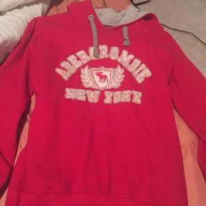 Red Abercrombie & Fitch Sweatshirt