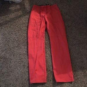 Pink scrub pants