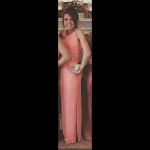 Pink prom dress
