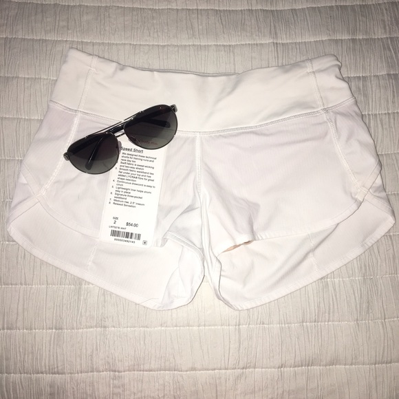 ❌SOLD❌ 🍋 Lululemon | NWT Speed Short size 2 White