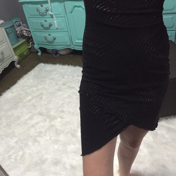 Formal Sparkly Black Dress - Picture 3 of 4