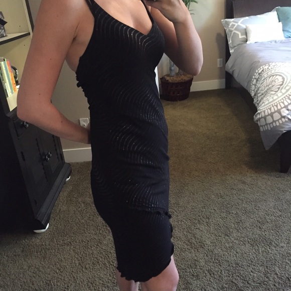 Formal Sparkly Black Dress - Picture 4 of 4