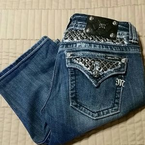 Miss Me knee length shorts