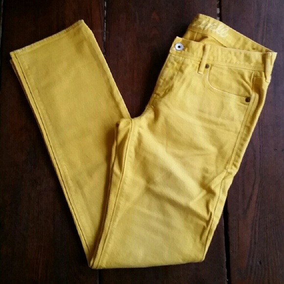Madewell Yellow Pants