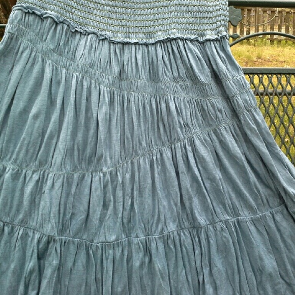 FP Tiered Ruffle Convertible Tube Dress